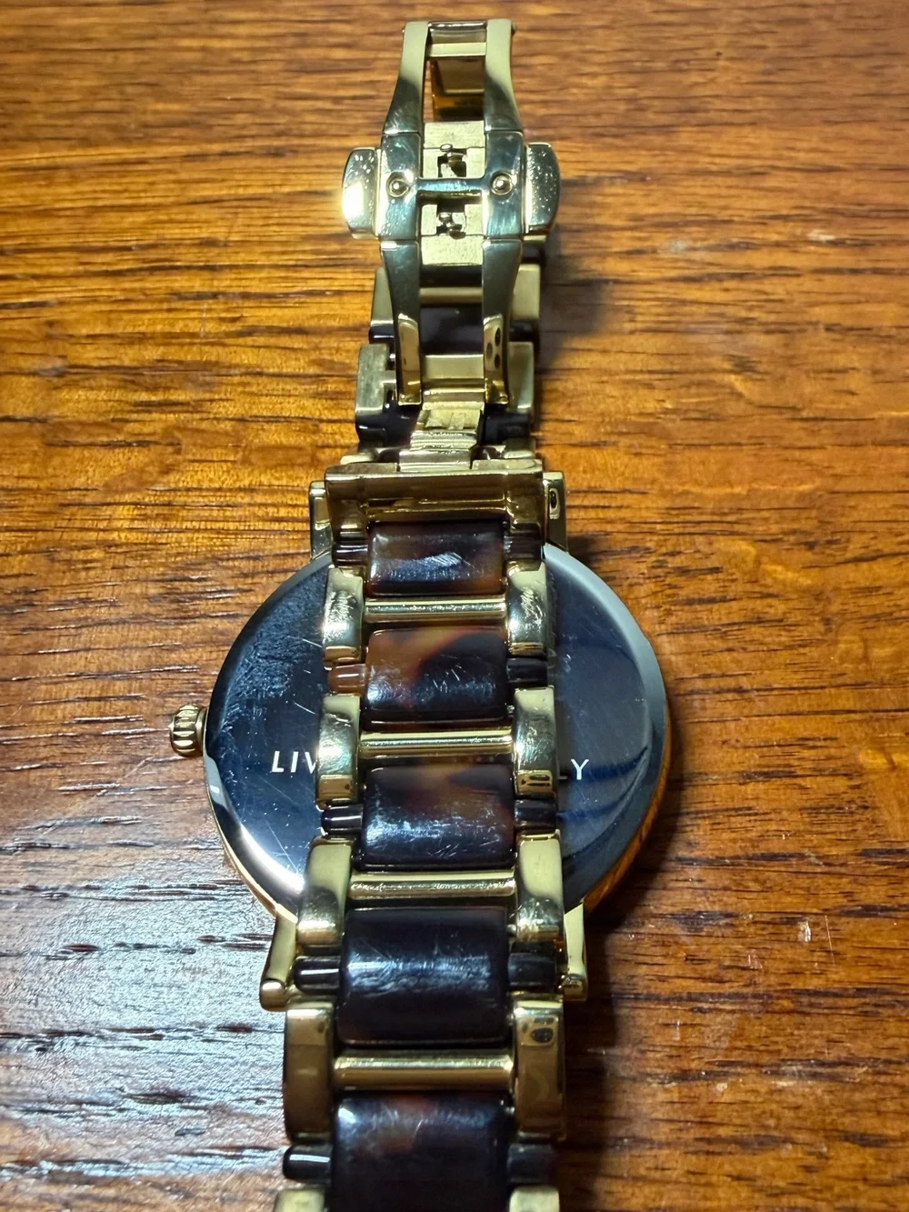 kate spade Gold and Tortoiseshell Gramercy Watch